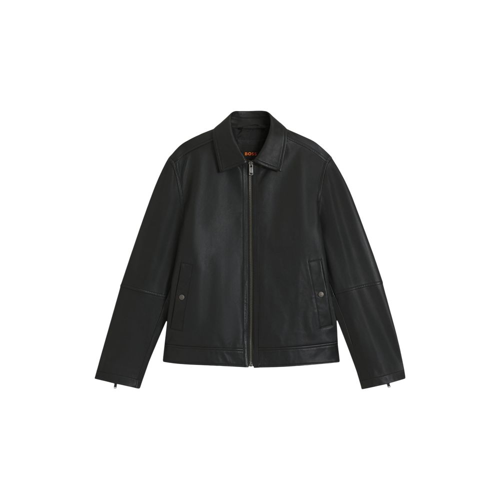 Black Leather Leather Jacket