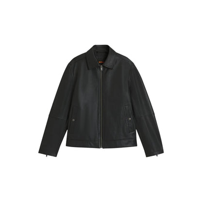 Black Leather Leather Jacket