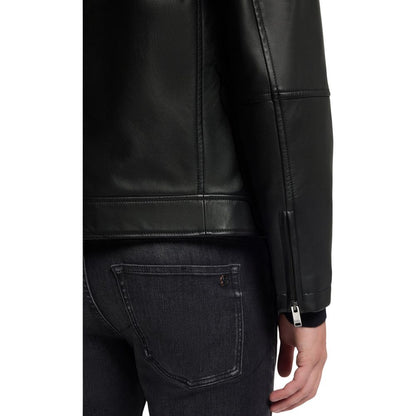 Black Leather Leather Jacket