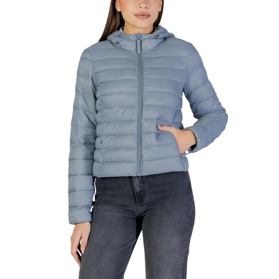 Blue Nylon Shell Jacket