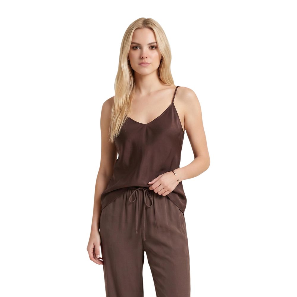 Brown Viscose Top