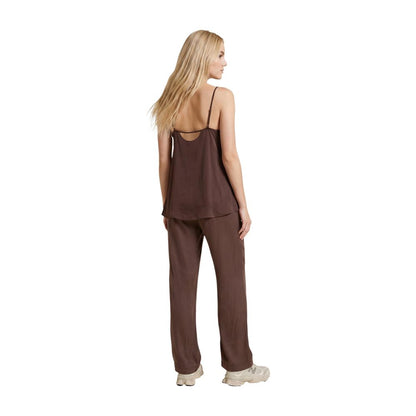 Brown Viscose Top