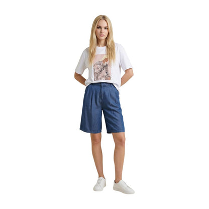Cream Cotton T-Shirt