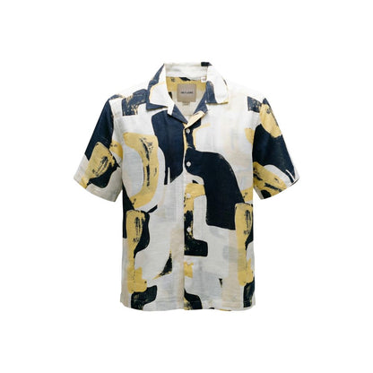 Multicolor Viscose Shortsleeve Shirt