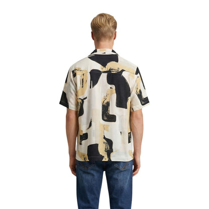 Multicolor Viscose Shortsleeve Shirt