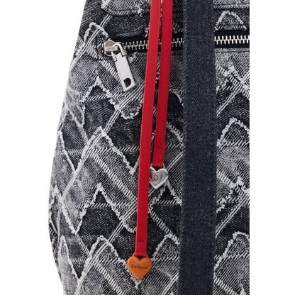 Black Polyester Backpack