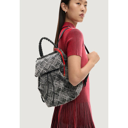 Black Polyester Backpack