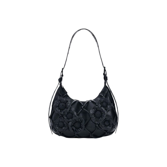 Black Cotton Handbag