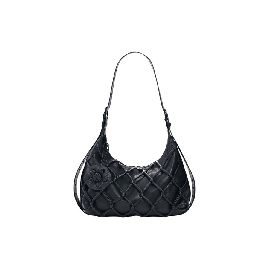 Black Cotton Handbag