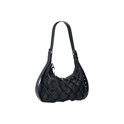 Black Cotton Handbag