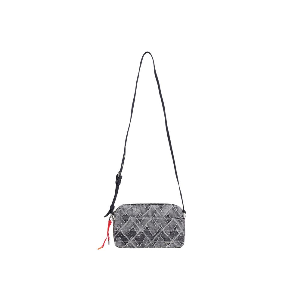 Blue Cotton Handbag