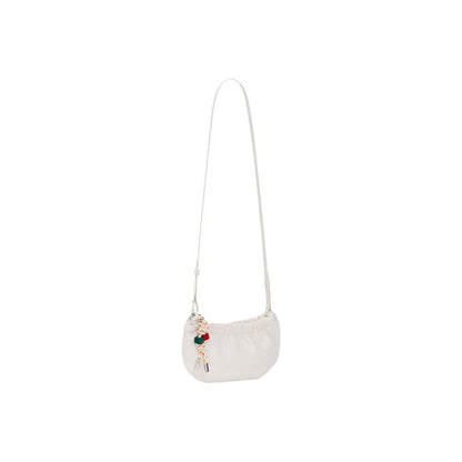 Beige Polyester Handbag