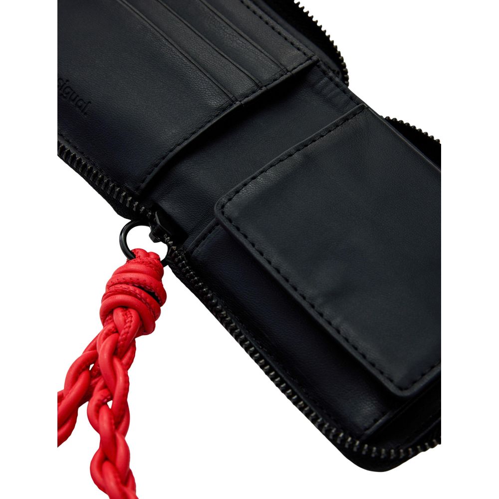 Black Polyester Wallet