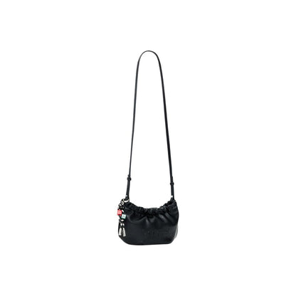 Black Polyester Handbag