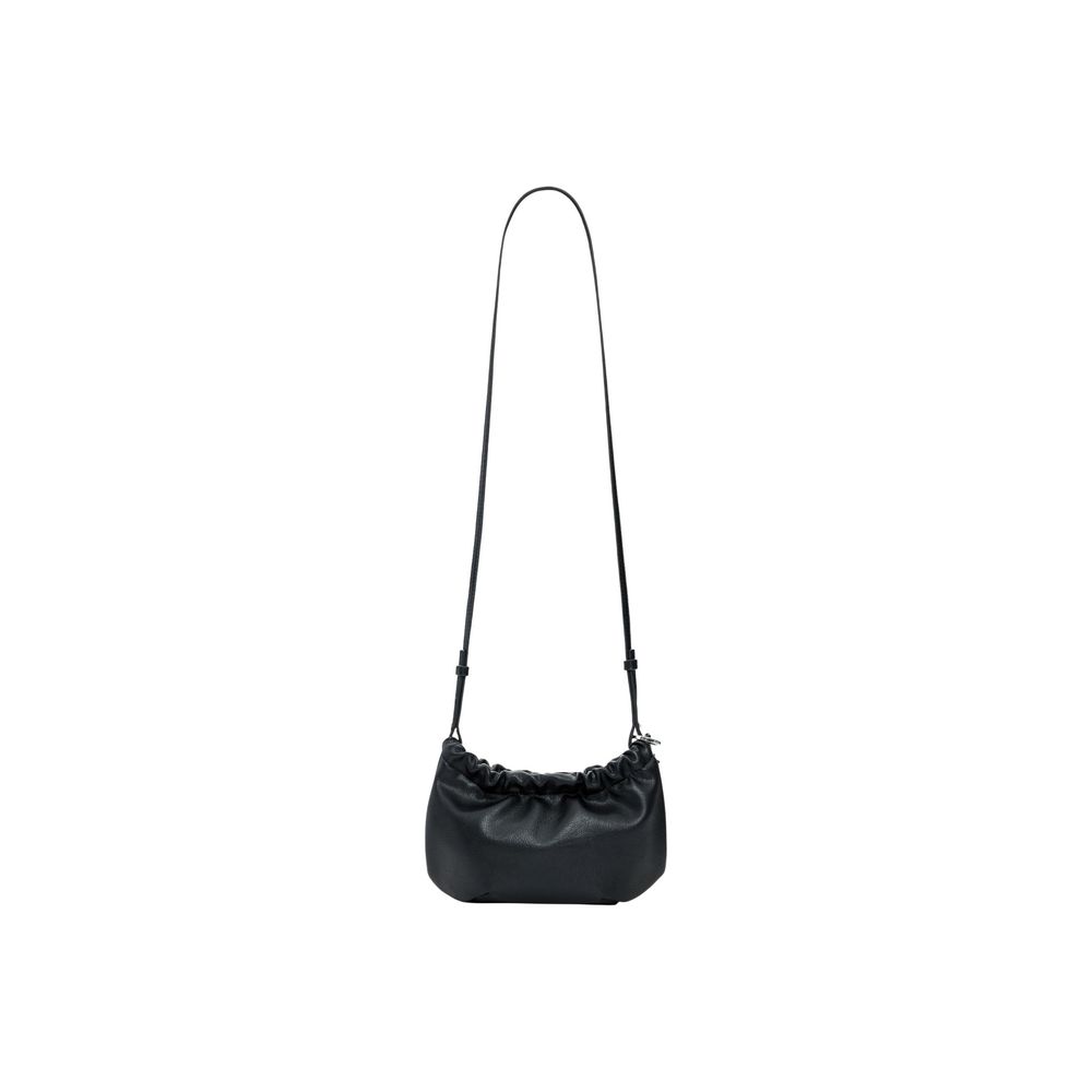 Black Polyester Handbag
