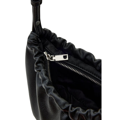 Black Polyester Handbag
