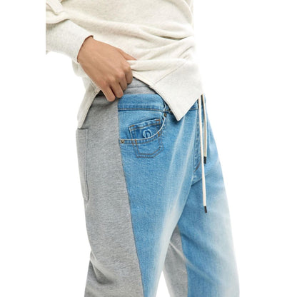 Light Blue Cotton Mom Jeans