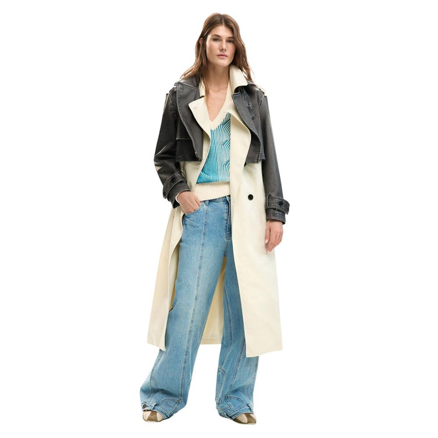 Cream Polyethylene Coat