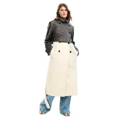 Cream Polyethylene Coat