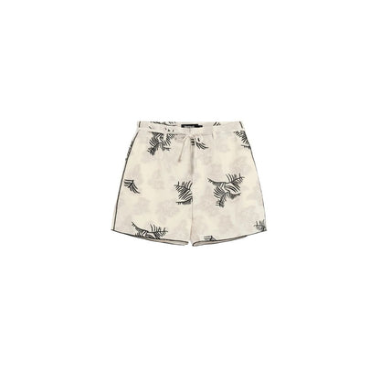 Beige Cotton Shorts