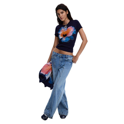 Blue Cotton T-Shirt