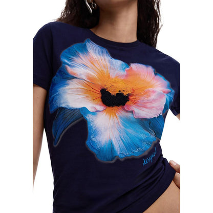 Blue Cotton T-Shirt