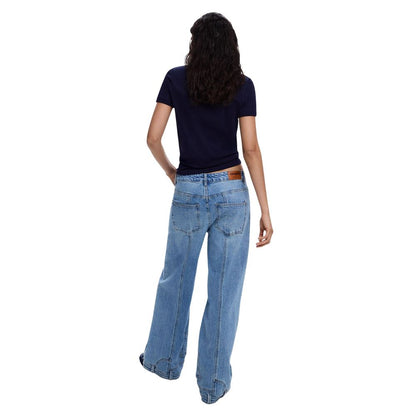 Blue Cotton T-Shirt