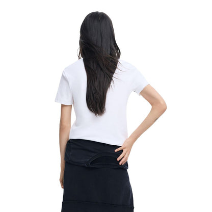 White Cotton T-Shirt