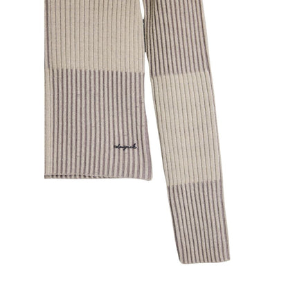 Beige Viscose Turtleneck