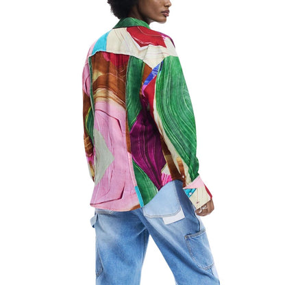 Bicolor Lyocell Blouse