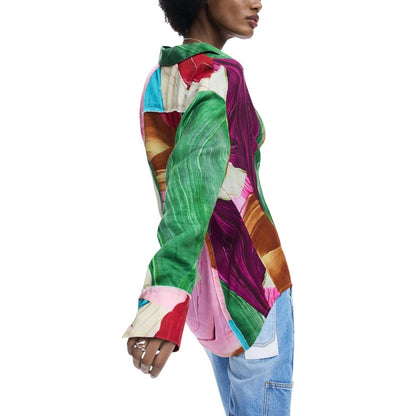 Bicolor Lyocell Blouse