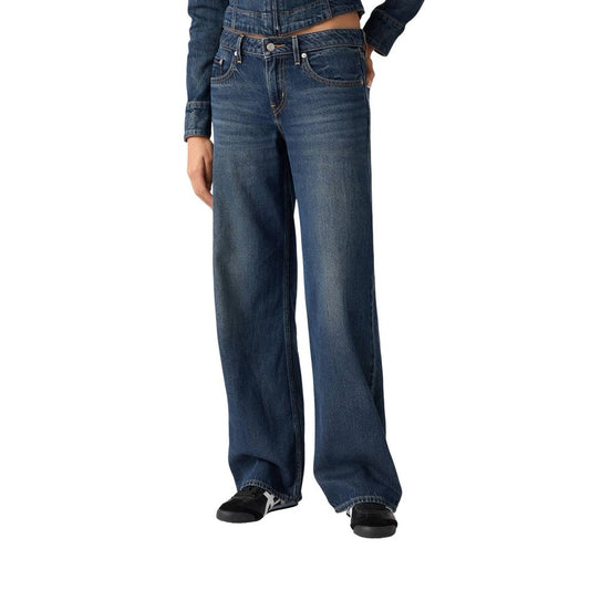 Blue Cotton Mom Jeans