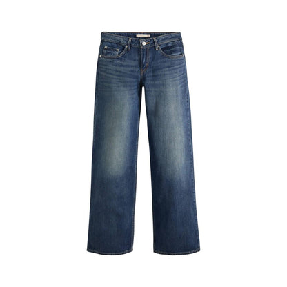 Blue Cotton Mom Jeans