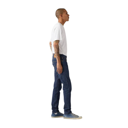 Blue Cotton Skinny Jeans