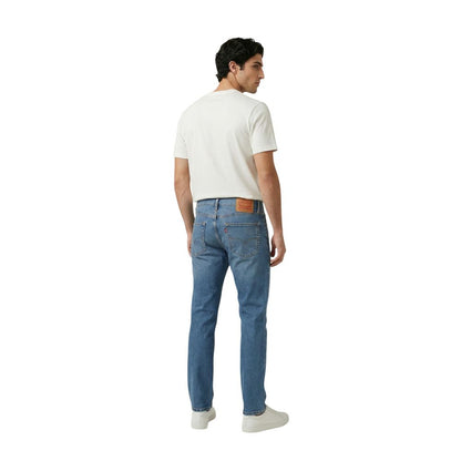 Blue Cotton Skinny Jeans