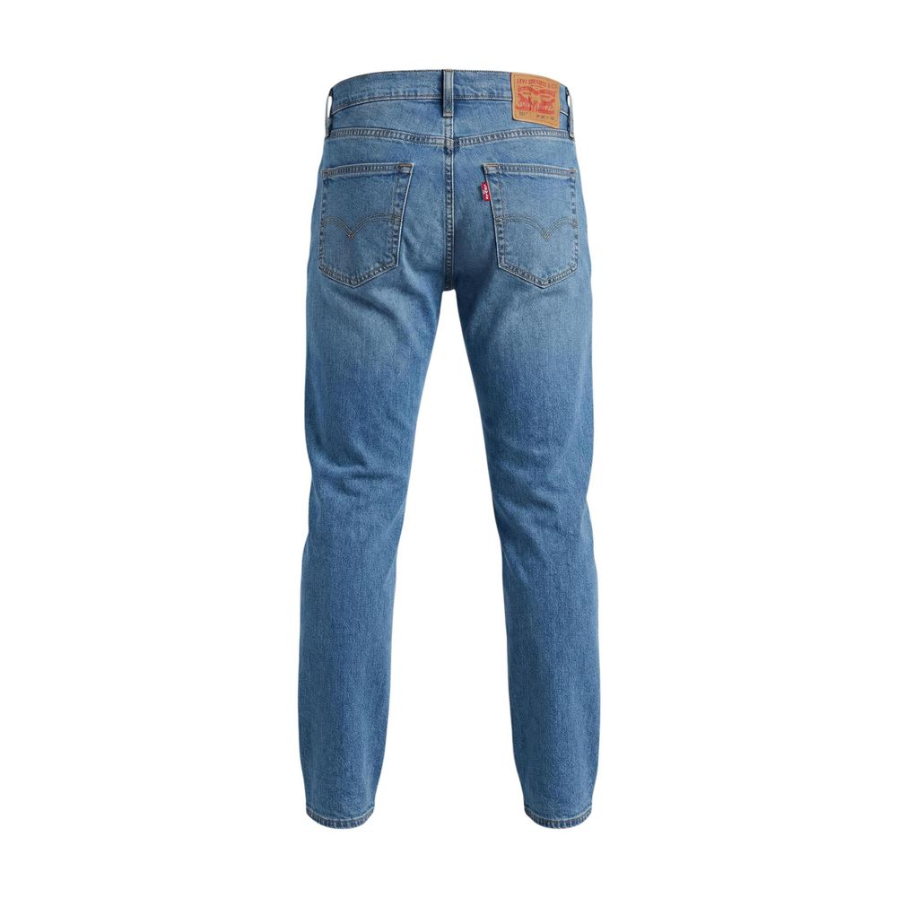 Blue Cotton Skinny Jeans