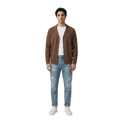 Brown Viscose Cardigan