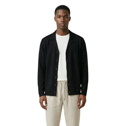 Black Viscose Cardigan