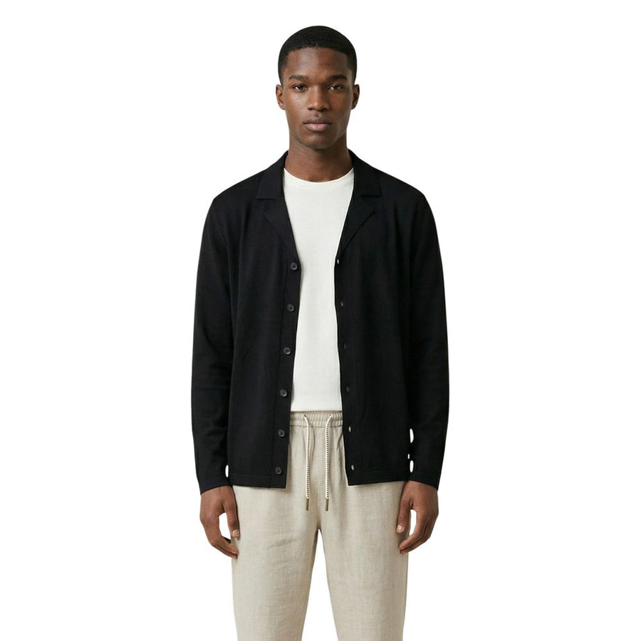 Black Viscose Cardigan