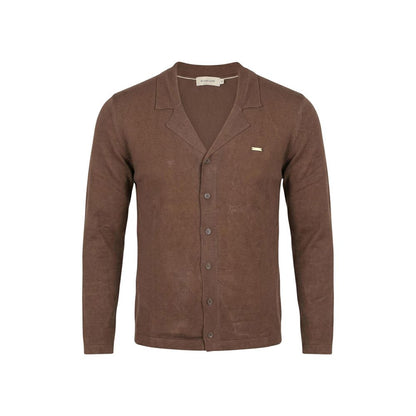 Brown Viscose Cardigan