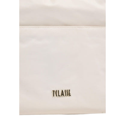 Beige Polyamide Handbag