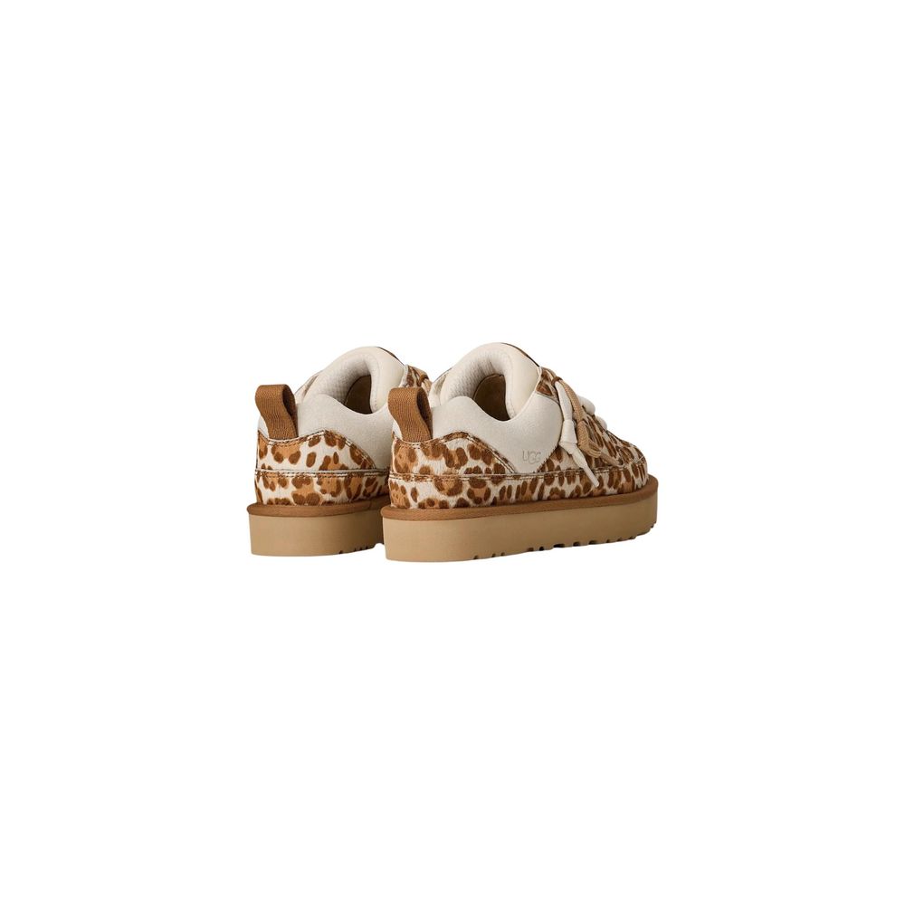Beige Suede Leather Platform Pumps