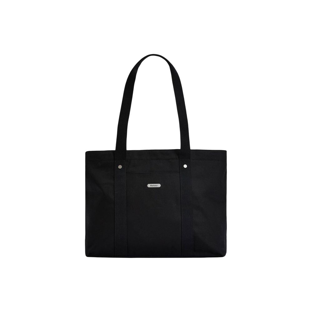 Black Cotton Handbag
