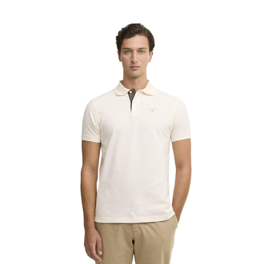 Cream Cotton Polo Shirt