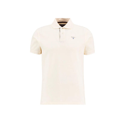 Cream Cotton Polo Shirt
