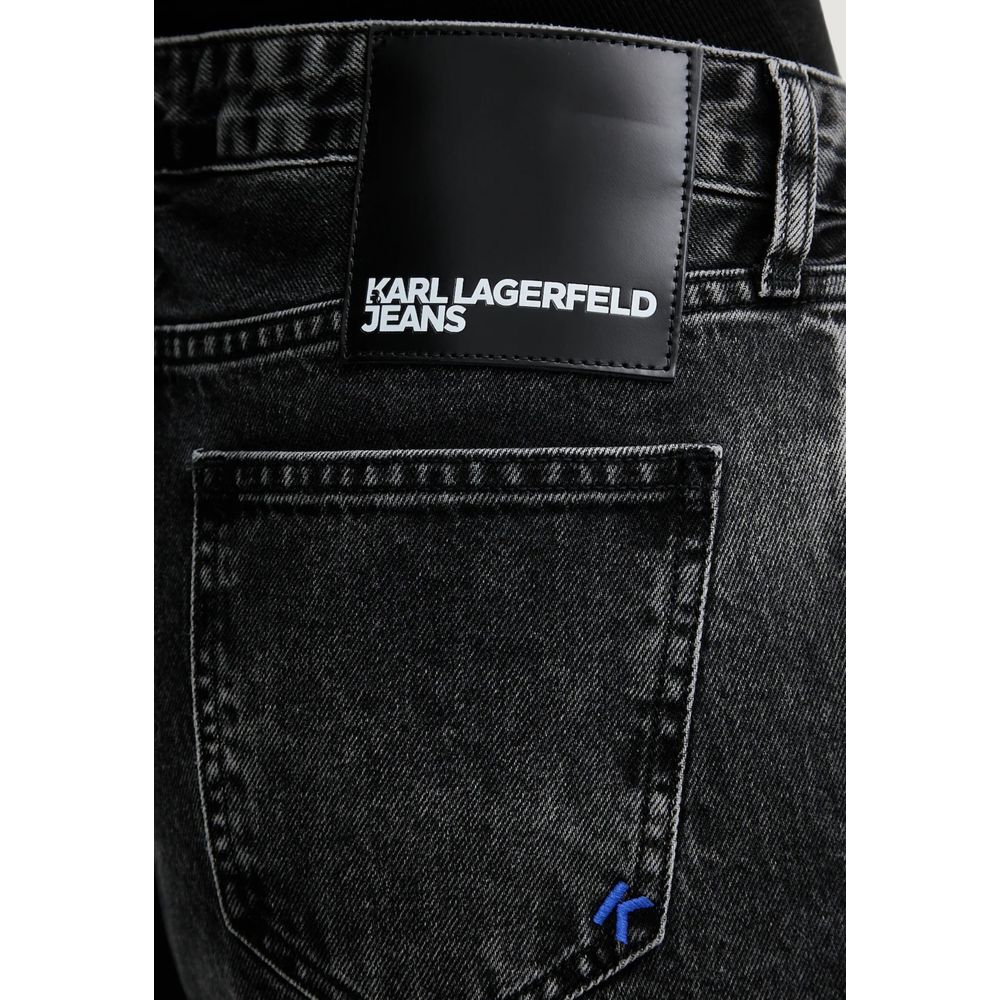 Black Recycled Cotton Relaxed Fit Jeans