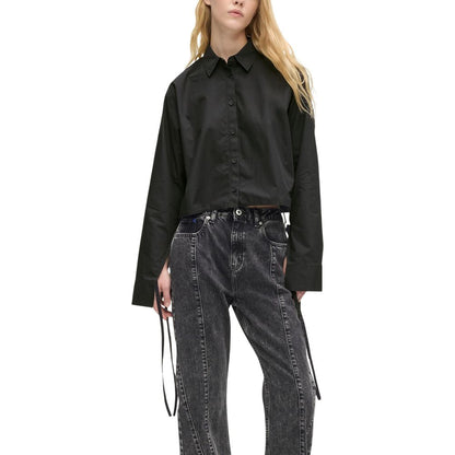 Black Organic Cotton Blouse