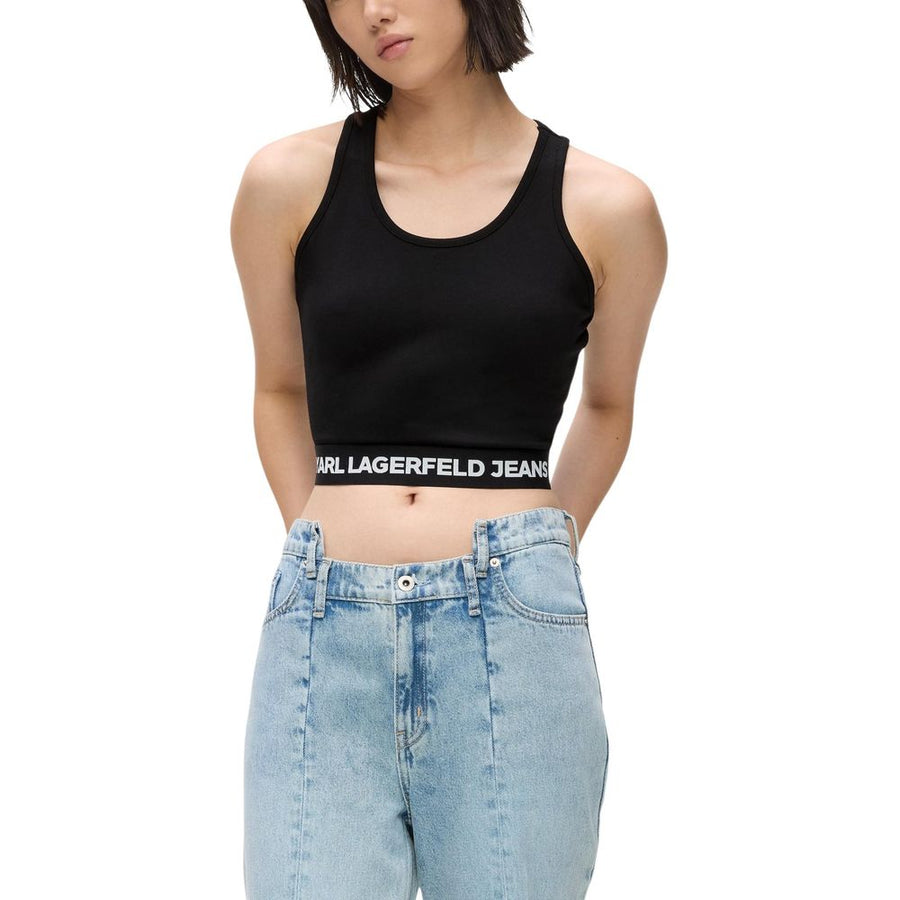 Black Viscose Top