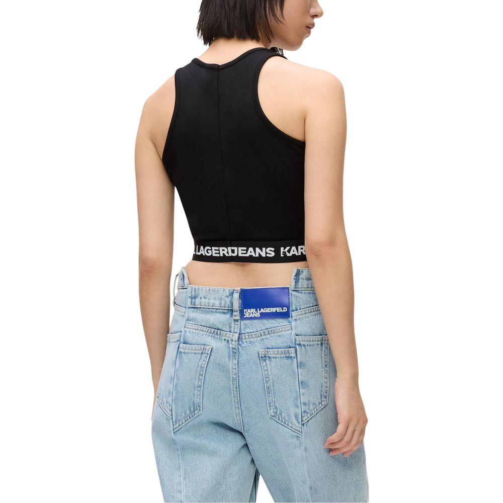 Black Viscose Top