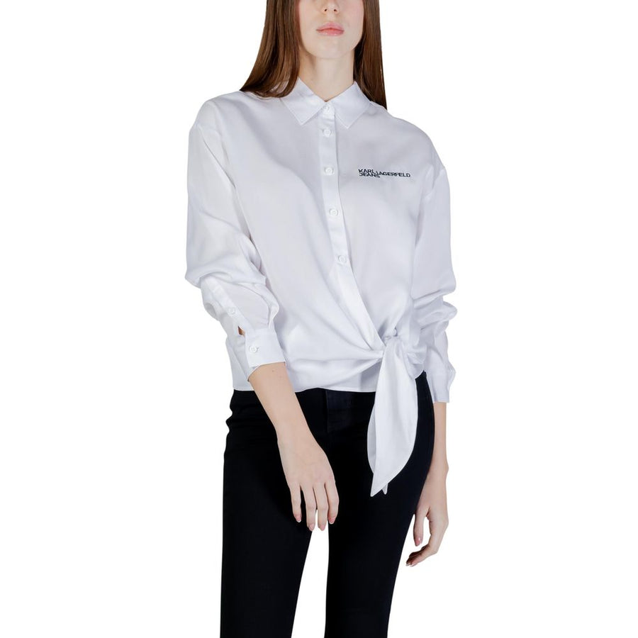 White Lyocell Blouse